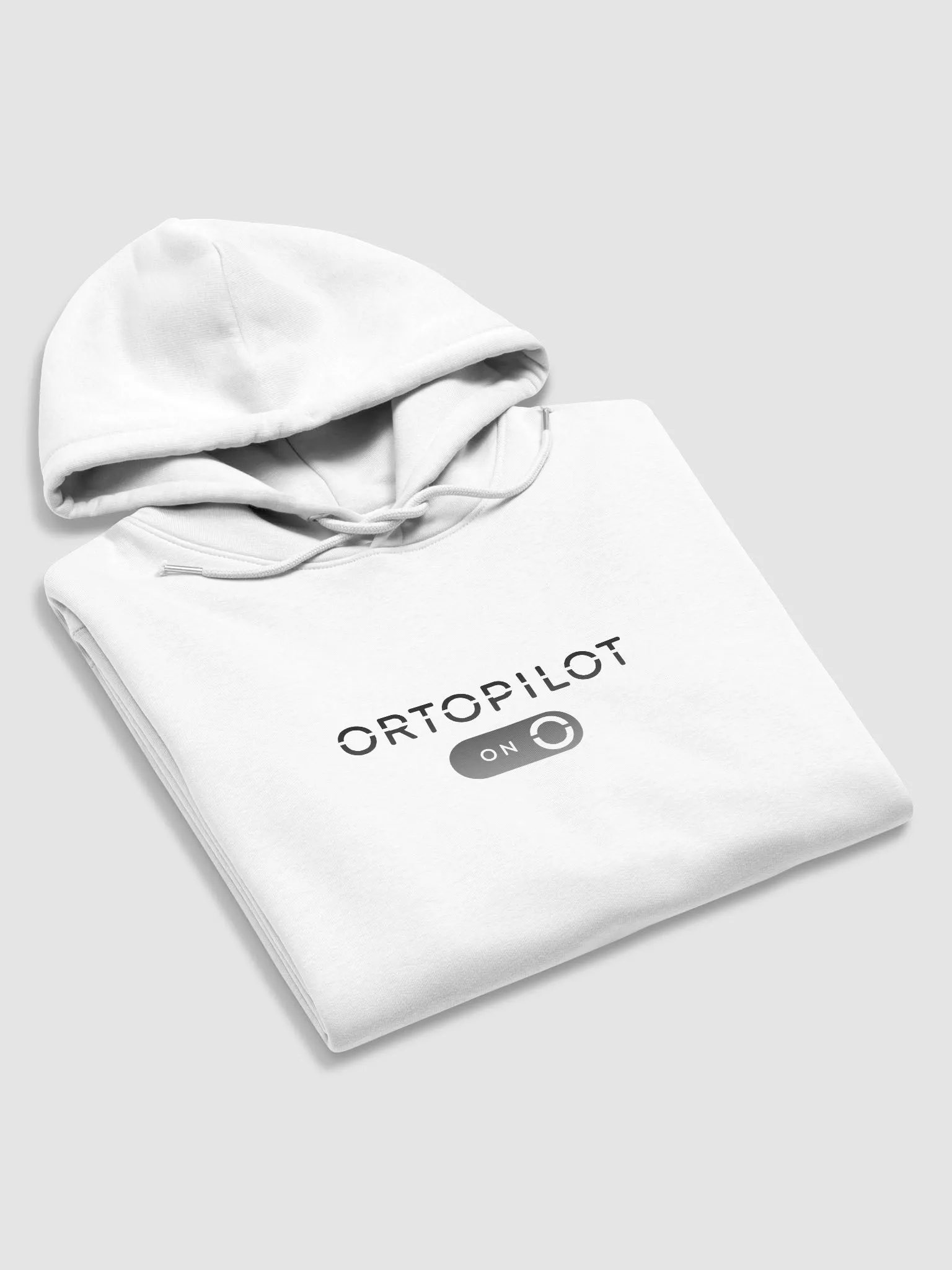'ORTOPILOT ON' (B/W) PREMIUM HOODIE product image (3)