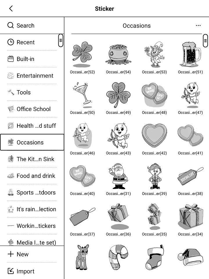Occasions the not-even-close-to-complete supernote sticker set product image (1)