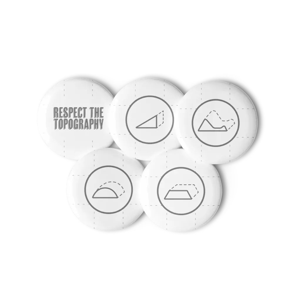 Respect the Topography - Pins product image (2)