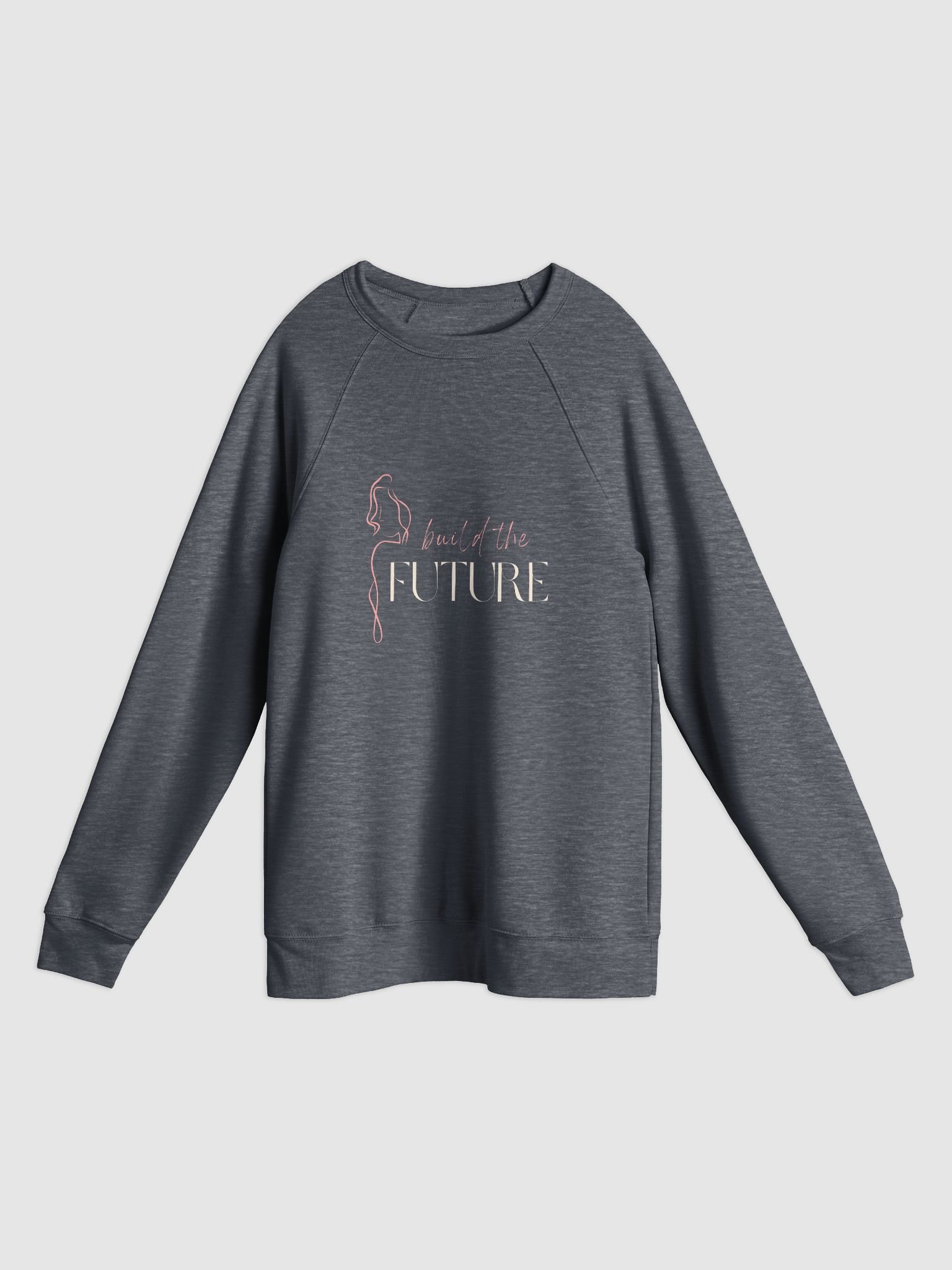 Women's Sponge Fleece Raglan Sweatshirt SFFB0118 product image (7)
