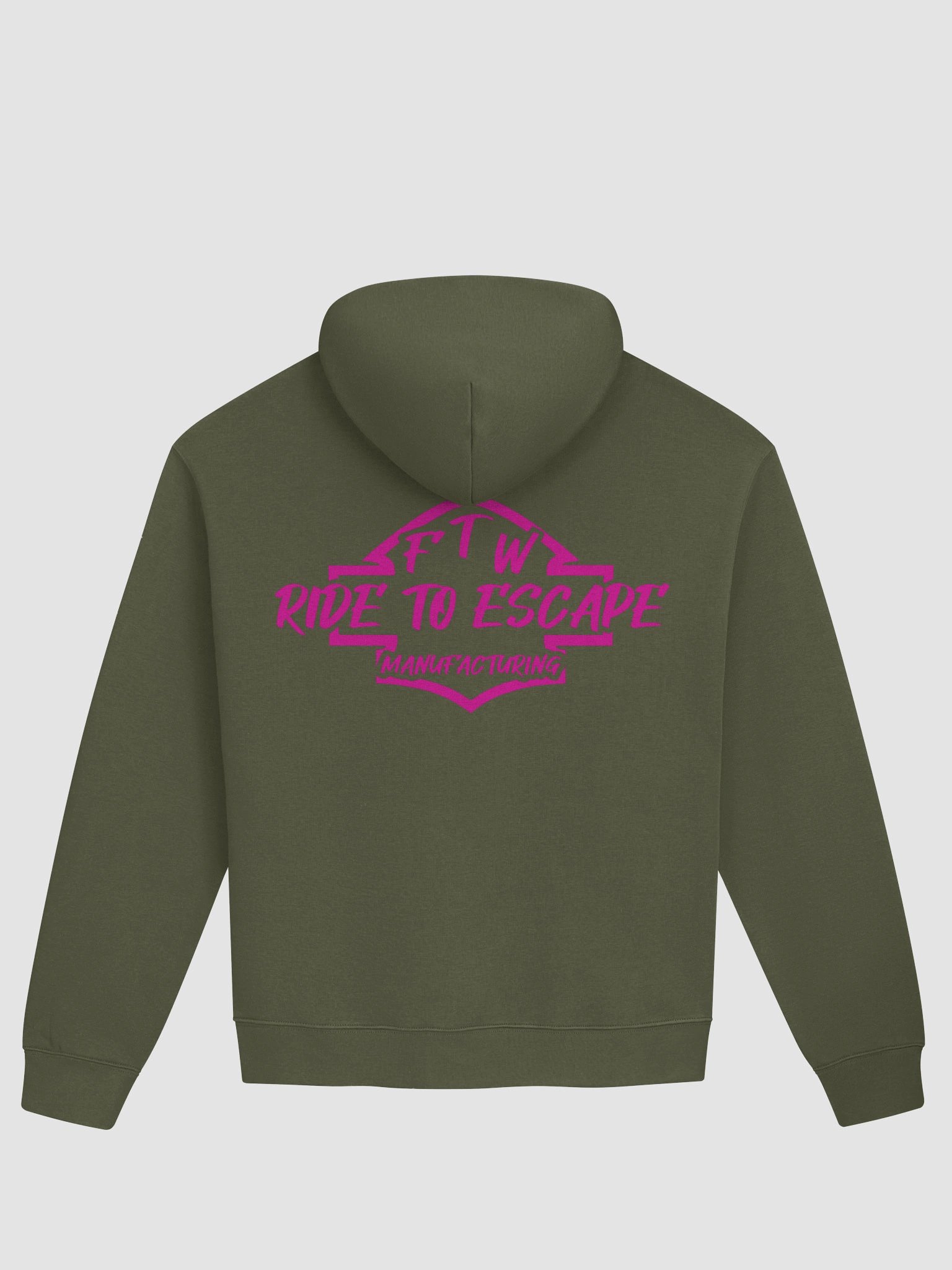 RTE PINK LOGO PULL OVER HOODIE product image (9)