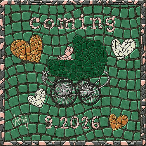 YAY! I'm going to be a grandma!!! @jlschingle and @schingles are going to have a baby!

#shareyourart #shareyourartwork #shar...