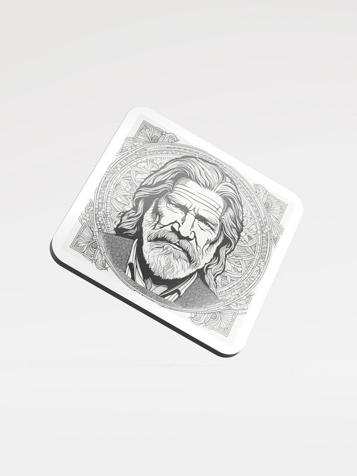 Ornate Wisdom Cork Coaster product image (1)