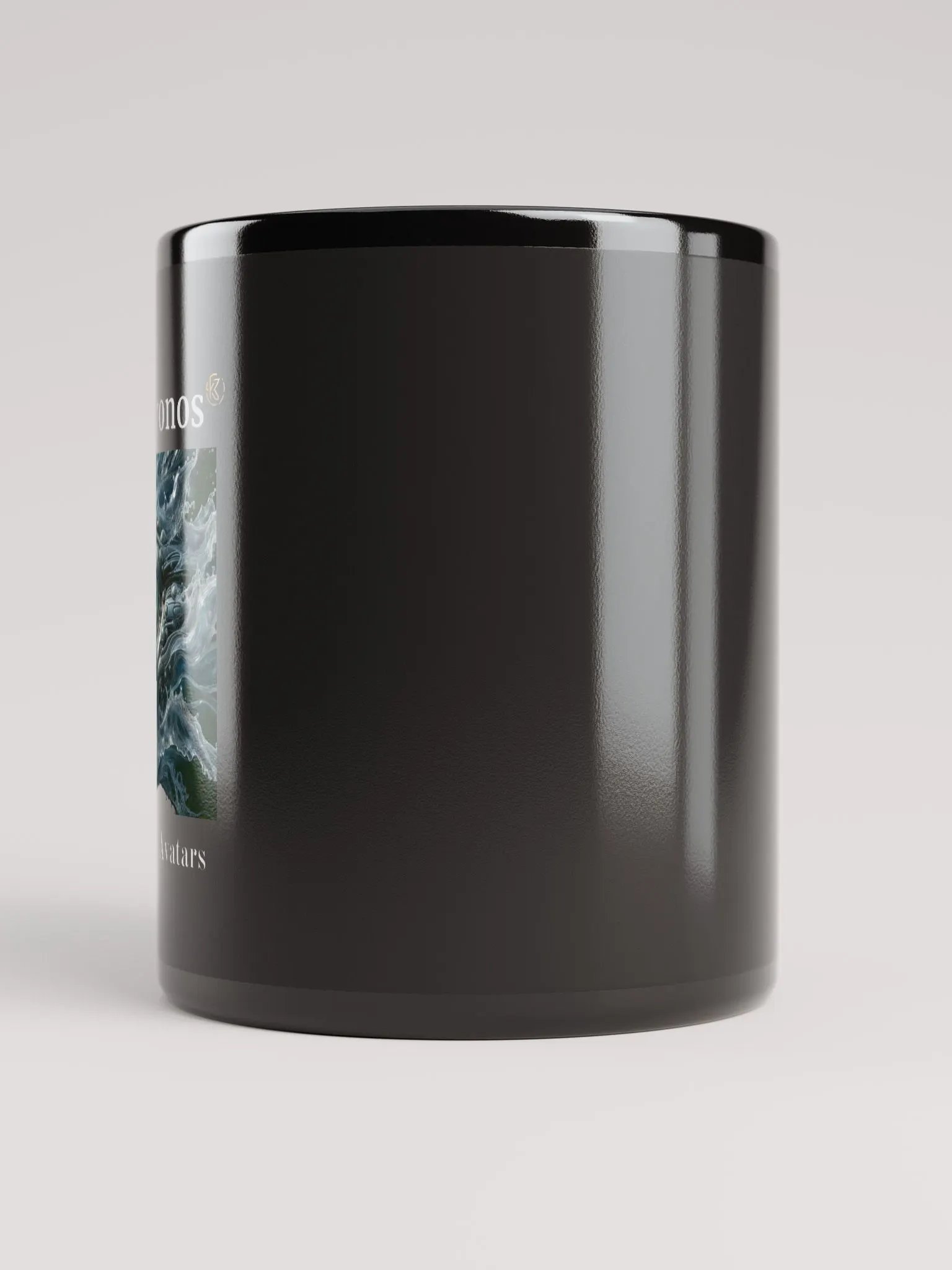 Supernal Thronos | Black Glossy Mug product image (5)
