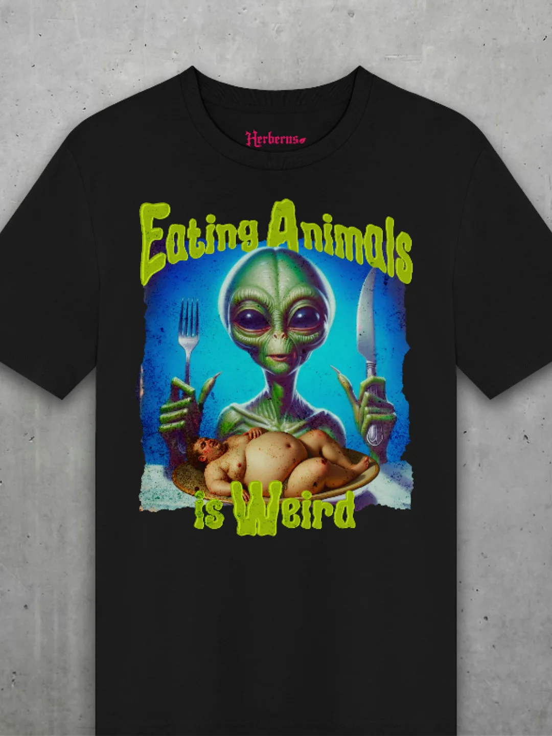 Eating Animals Is Weird Tee product image (3)