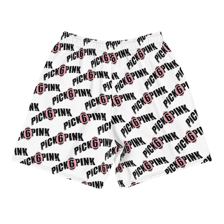 Pick 6 Pink White Athletic Shorts product image (2)