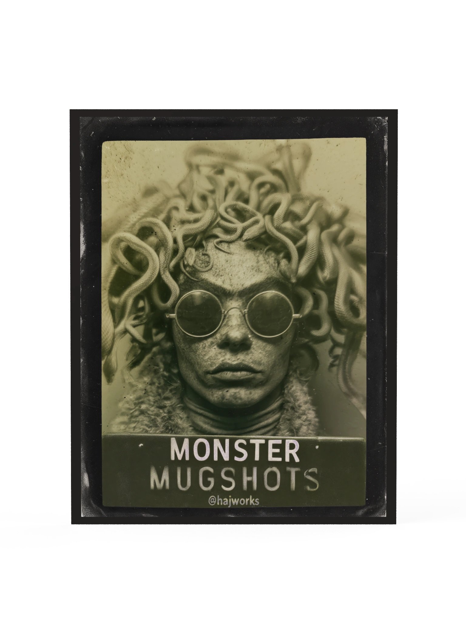 Monster Mugshots No. 009 — Matte Art Print product image (1)