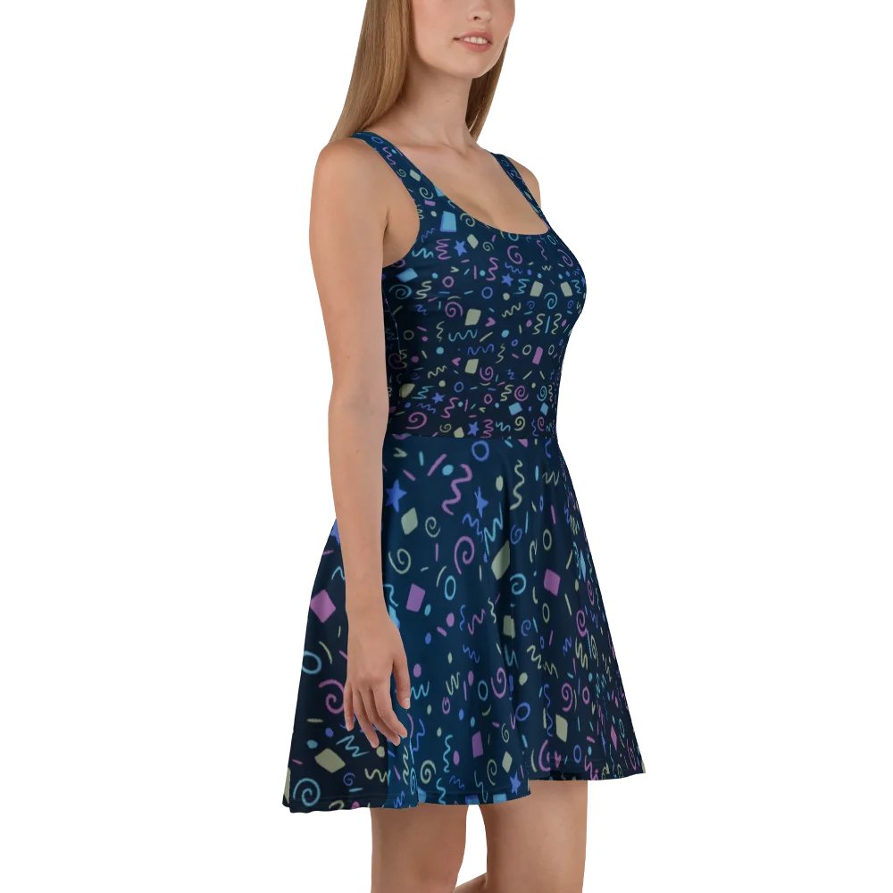 Arcade Pattern Skater Dress product image (3)