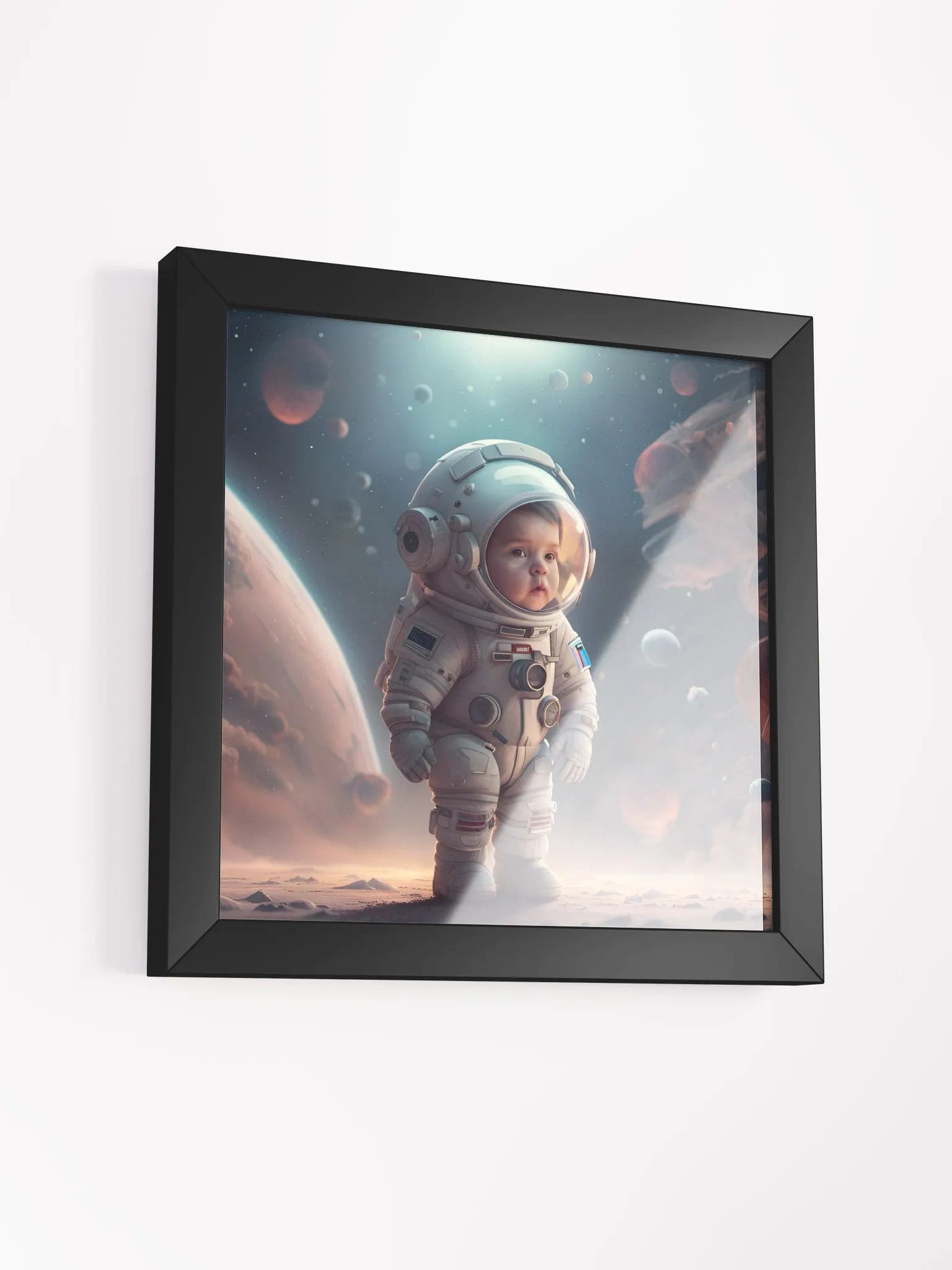 Framed Child Astronaut Poster product image (25)
