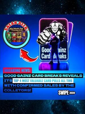 🚨 BREAKING NEWS - THE TOP 4 PULLS IN 7 YEARS‼️ . 🤯 The Legends Over @goodgainzcardbreaks Have Finally Revealed Their ⭐TOP 4 MOST VALUABLE CARD PULLS ALL TIME⭐ - After 7 Years of Breaking! ✅1️⃣: Trevor Lawrence Green Kaboom RC 1/1 @sun.city.cards ✅2️⃣: Konnor Griffin Anime Red Refractor /5 @YoItsMitchell  ✅3️⃣: 2024 Optic Tyrese Haliburton Gold Vinyl 1/1 @doctorcrackinpacks  ✅4️⃣: 2025 Topps LeBron James All Kings 👑 SSP @Grant Hickman   💬 If You Think You Can Crack The List, COMMENT Which Card You Think Will Top This List Next! 🤔  #PullingSomeGoodGainz🔥 #topcard #rookiecards  #sportscards #trending 