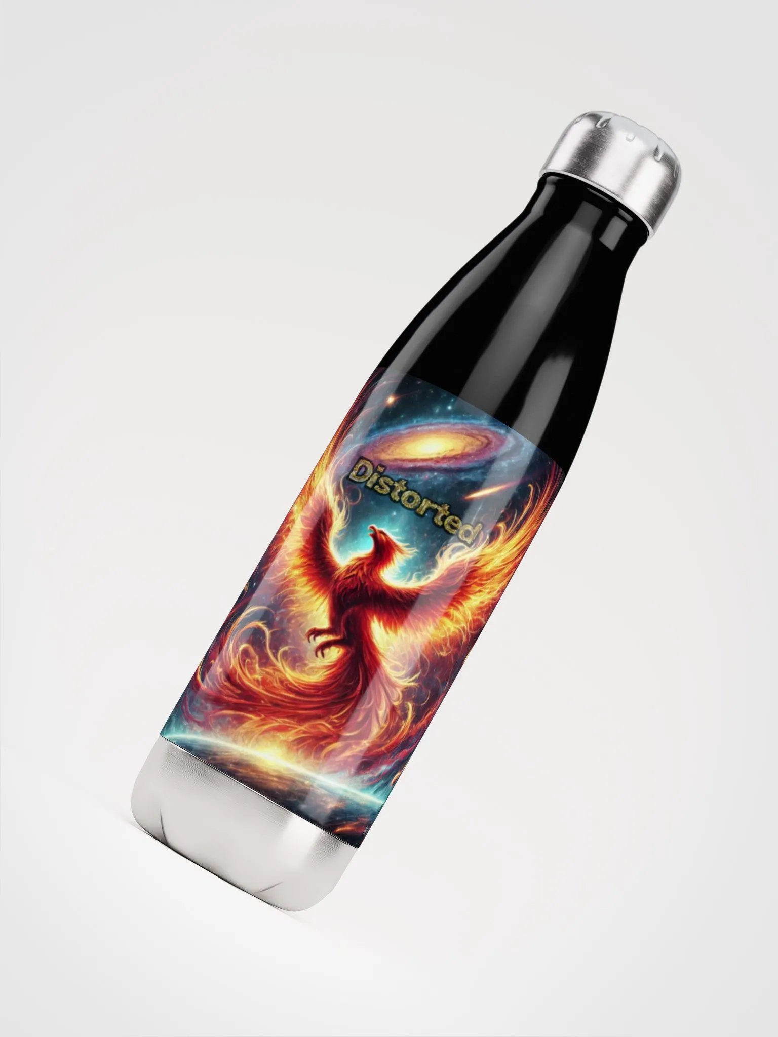 Distorted Album Cover Stainless Steel Water Bottle - Show Your Support - Drinkware product image (7)