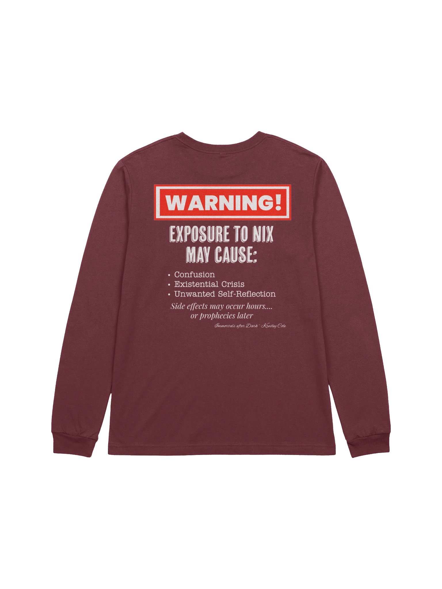 Nix Warning Label Long Sleeve Tee product image (10)