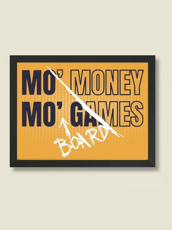 90's Graffiti Board Game Room Poster - FRAMED product image (1)