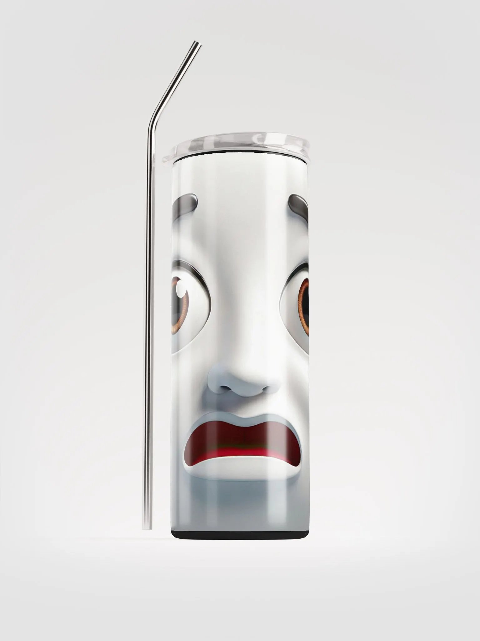 Eco-Friendly Surprised Expression Tumbler product image (1)
