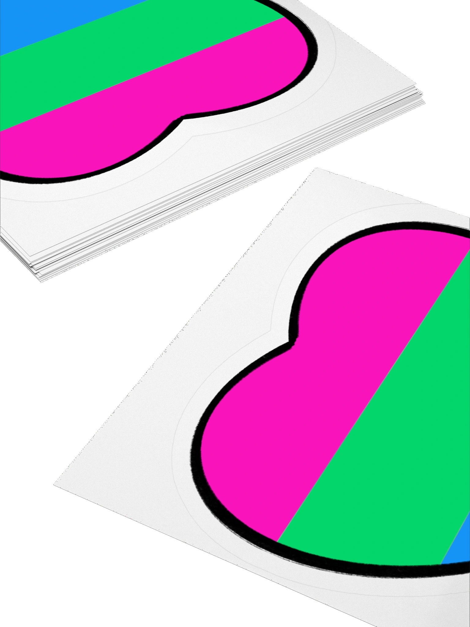 PolyS Pride Heart Sticker product image (10)