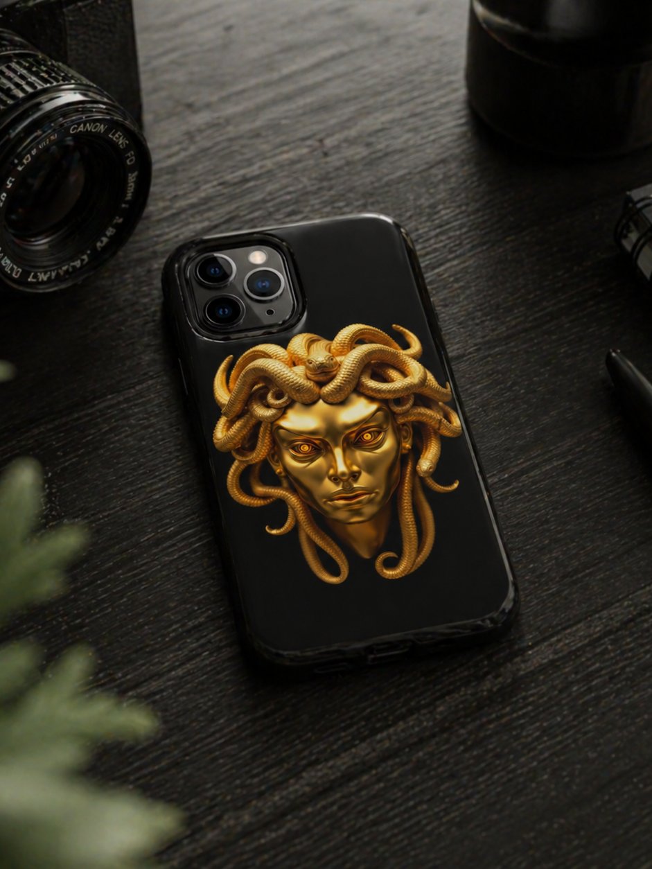 Gaze of the Golden Serpent iPhone Case product image (1)