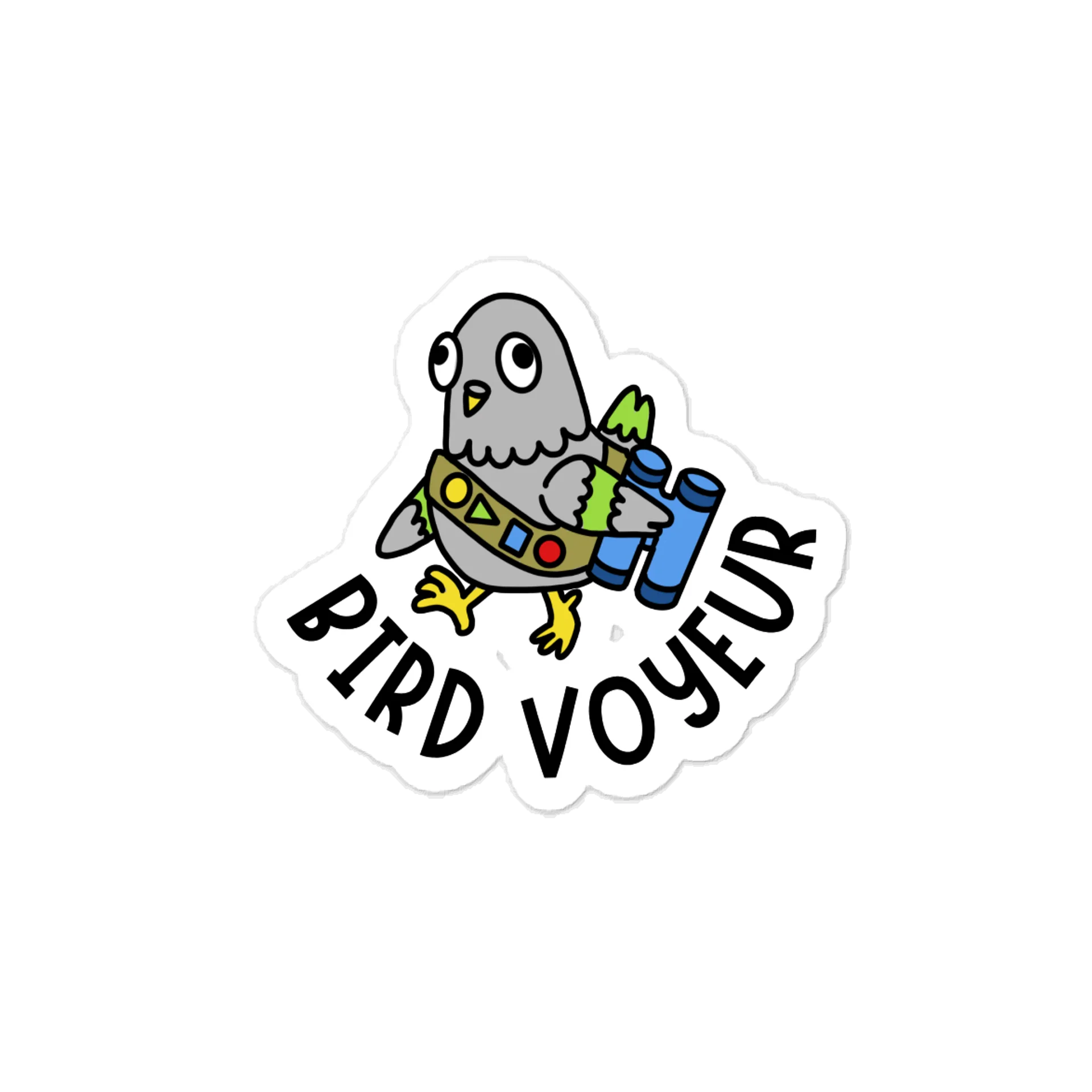 Trash Scouts GARBADGE: Bird Voyeur - STICKER product image (1)