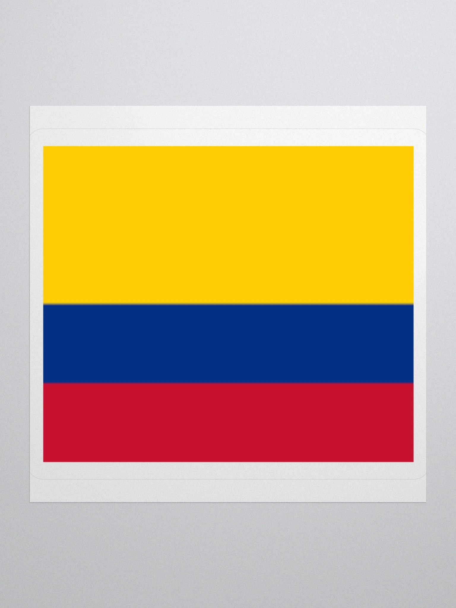 Colombia Flag Sticker | Yellow Blue Red Design | Durable Vinyl | 3 Sizes product image (1)