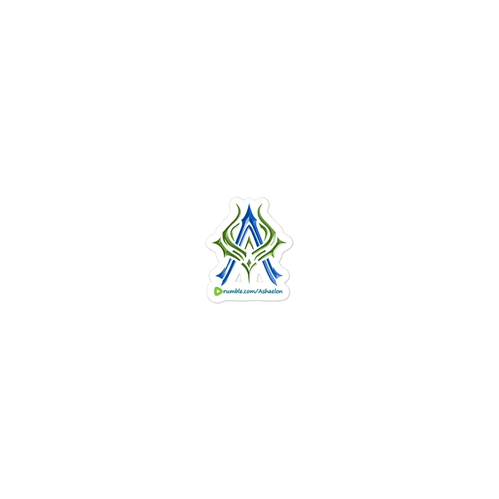 Ashaelon Logo White Die-Cut Stickers product image (1)