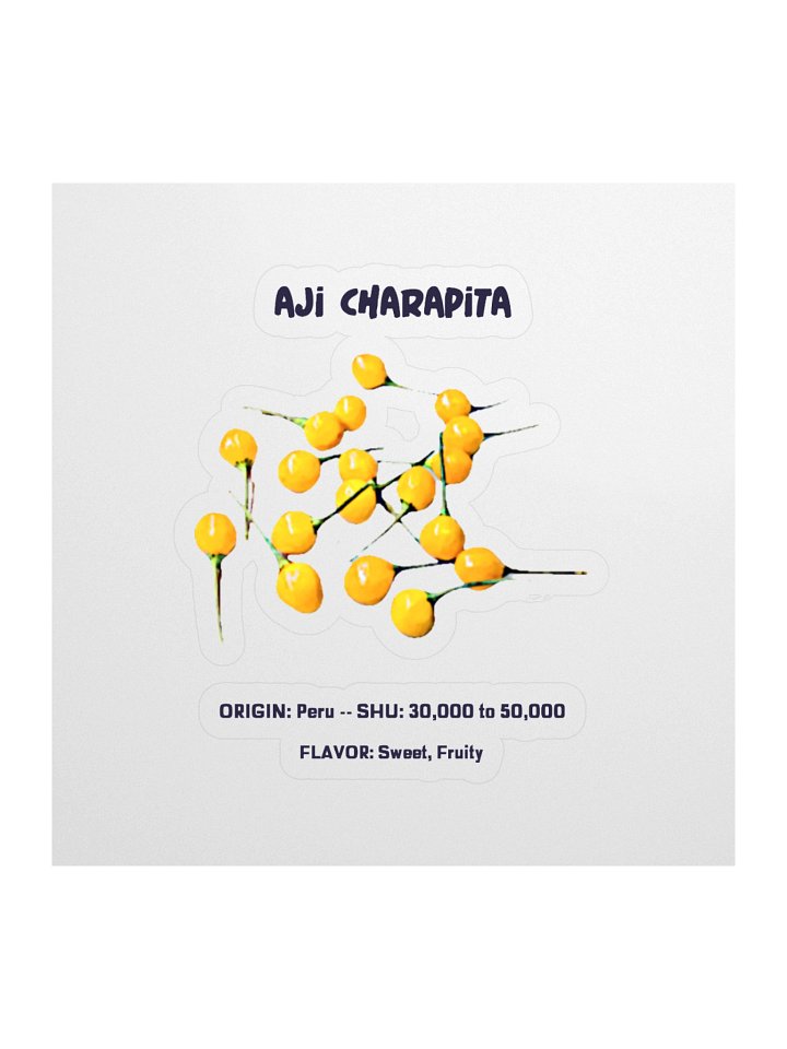 Aji Charapita Pepper Kiss Cut Stickers product image (1)