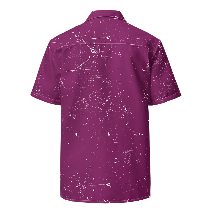"A39" Magenta Speckle Hawaiian Shirt product image (2)