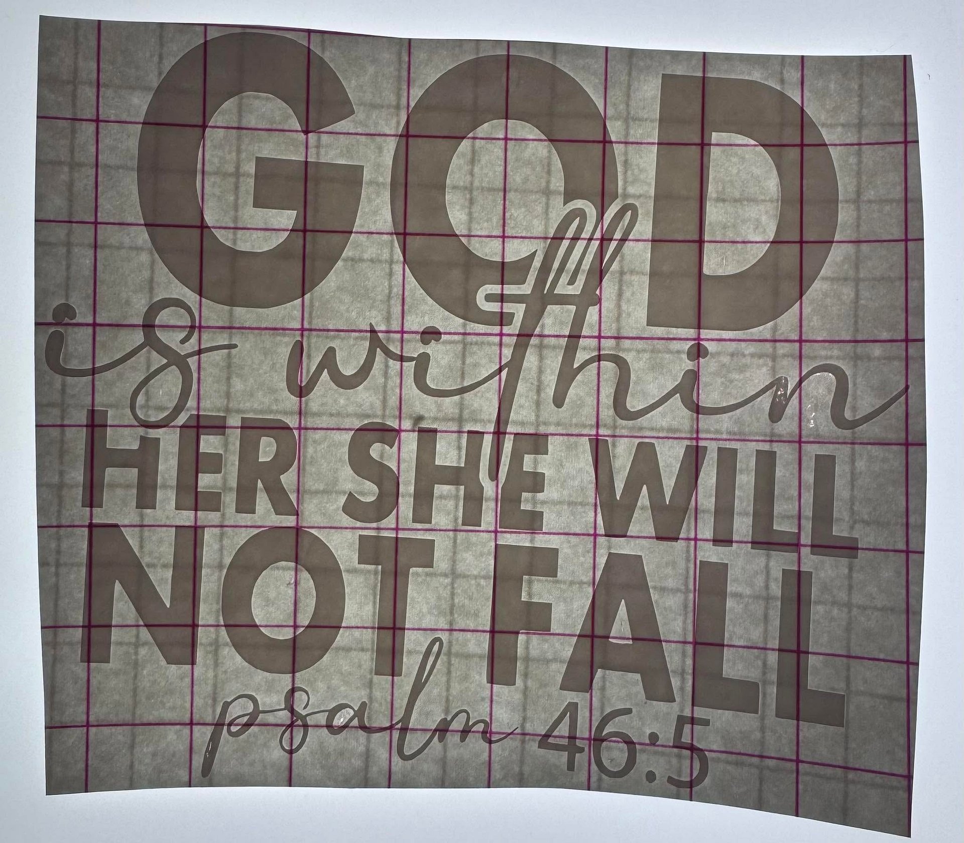 Medium God is within her She will not fail product image (1)