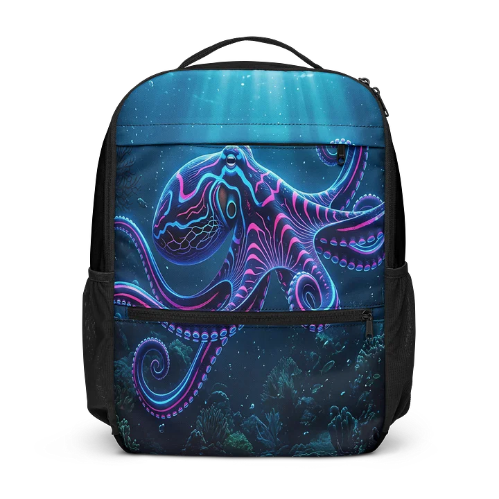 Neon Octopus Deep-Sea Utility Backpack product image (2)