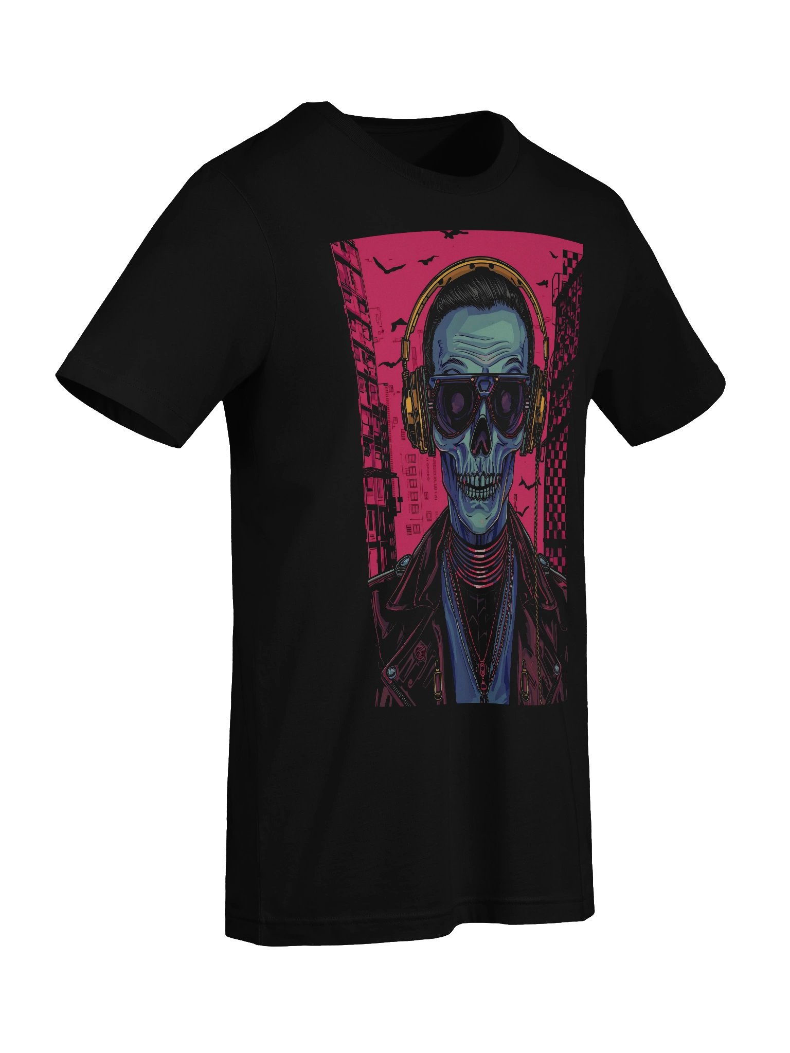 Cyber Skull Rapper Lightweight T-Shirt product image (2)