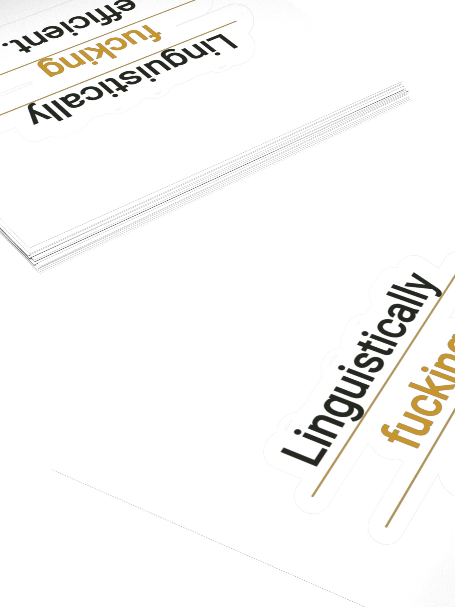 Linguistically... efficient Sticker product image (14)
