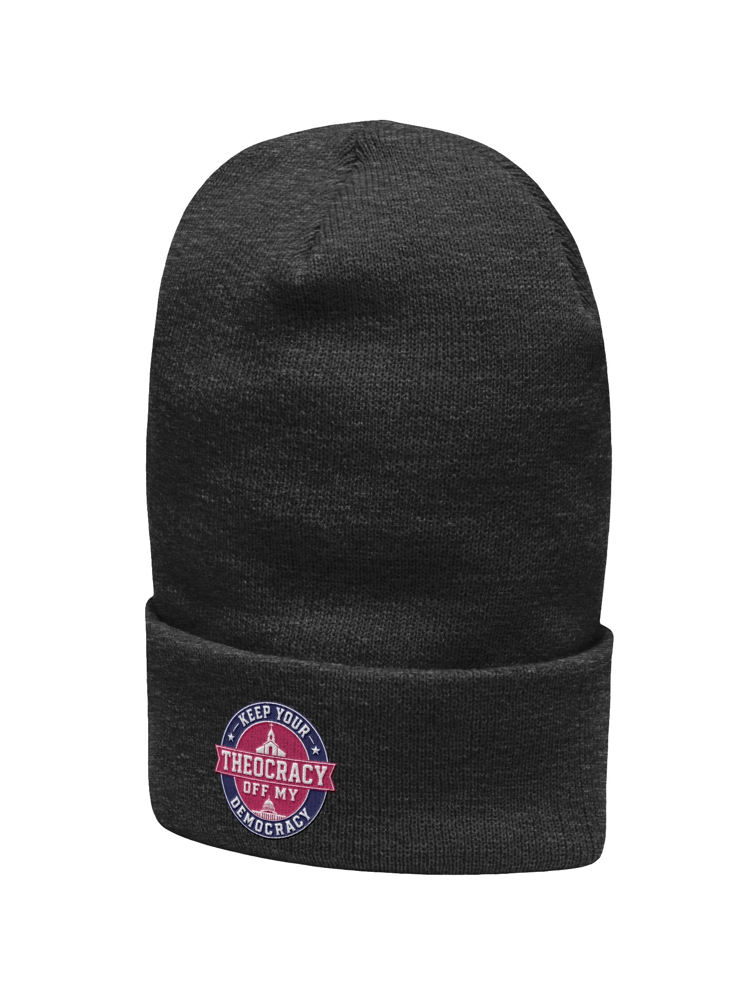 Keep Your Theocracy Off My Democracy - Cuffed Beanie product image (18)