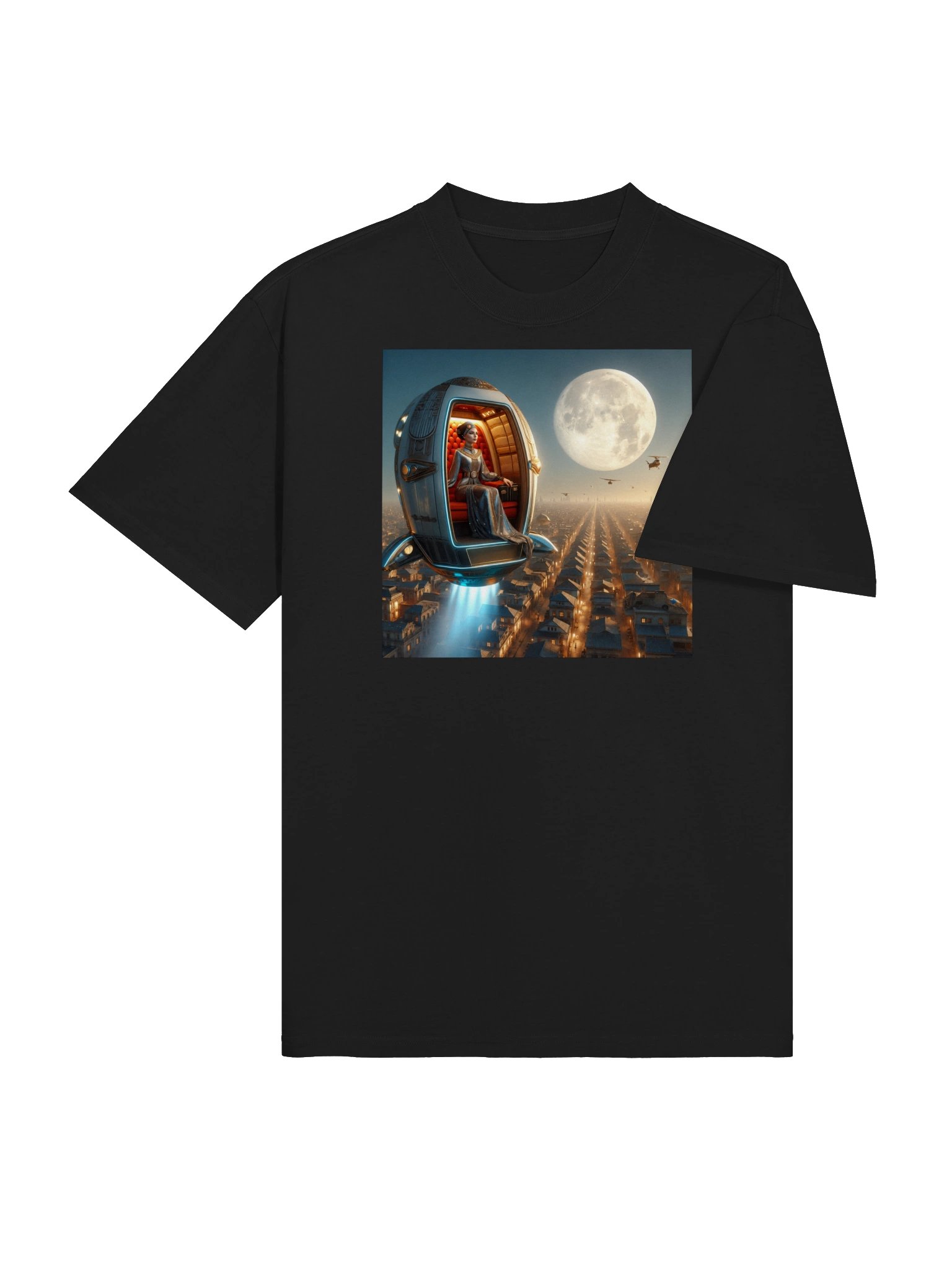 Retro Lunar Royalty Oversized Tee product image (4)