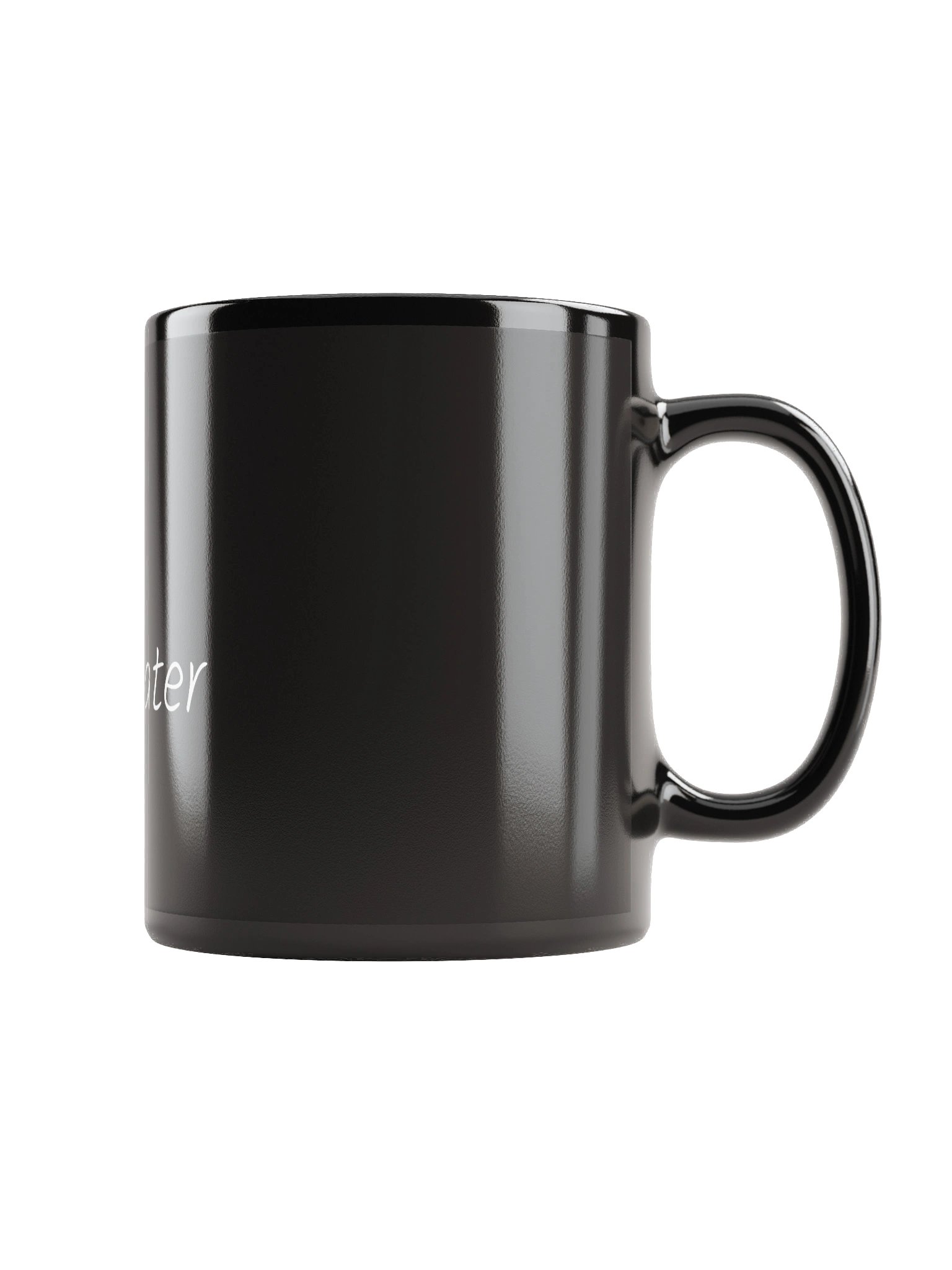 Glossy mug - black - BLACK WATER product image (3)