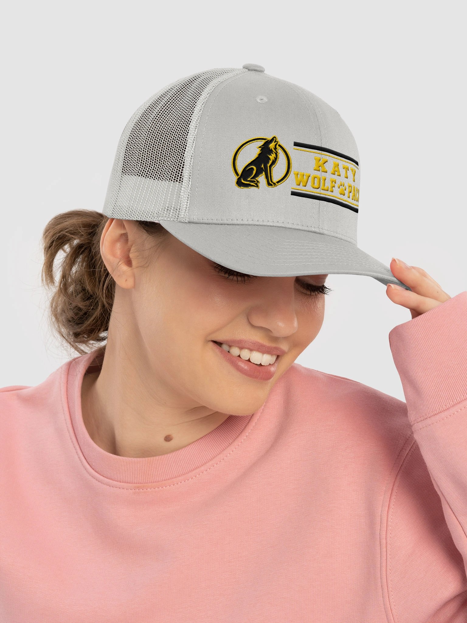 Katy Wolf Pack Retro Trucker Hat (Men/Women) product image (10)