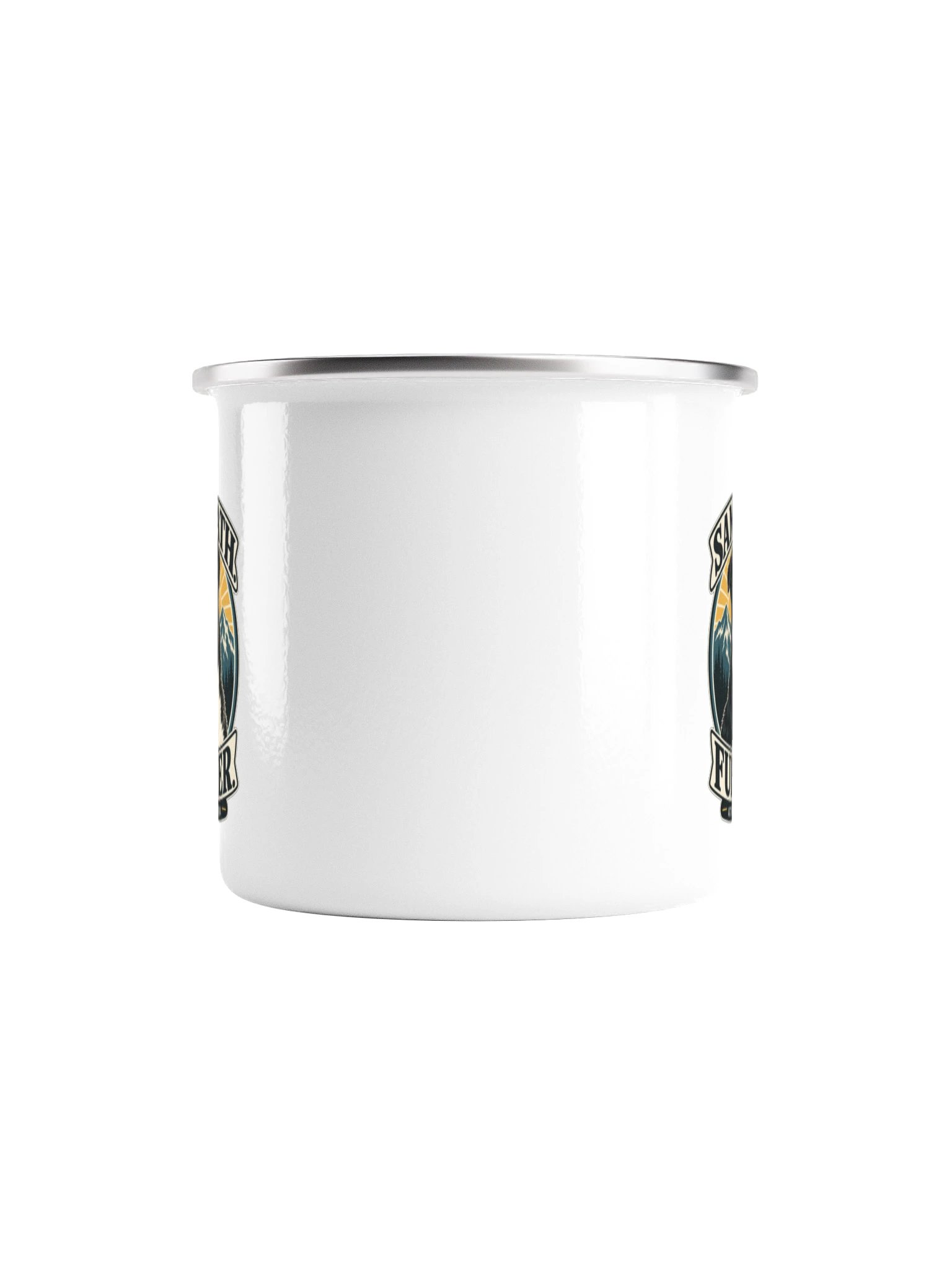 Lucky – Same Path. Further. Emaille-Tasse product image (4)