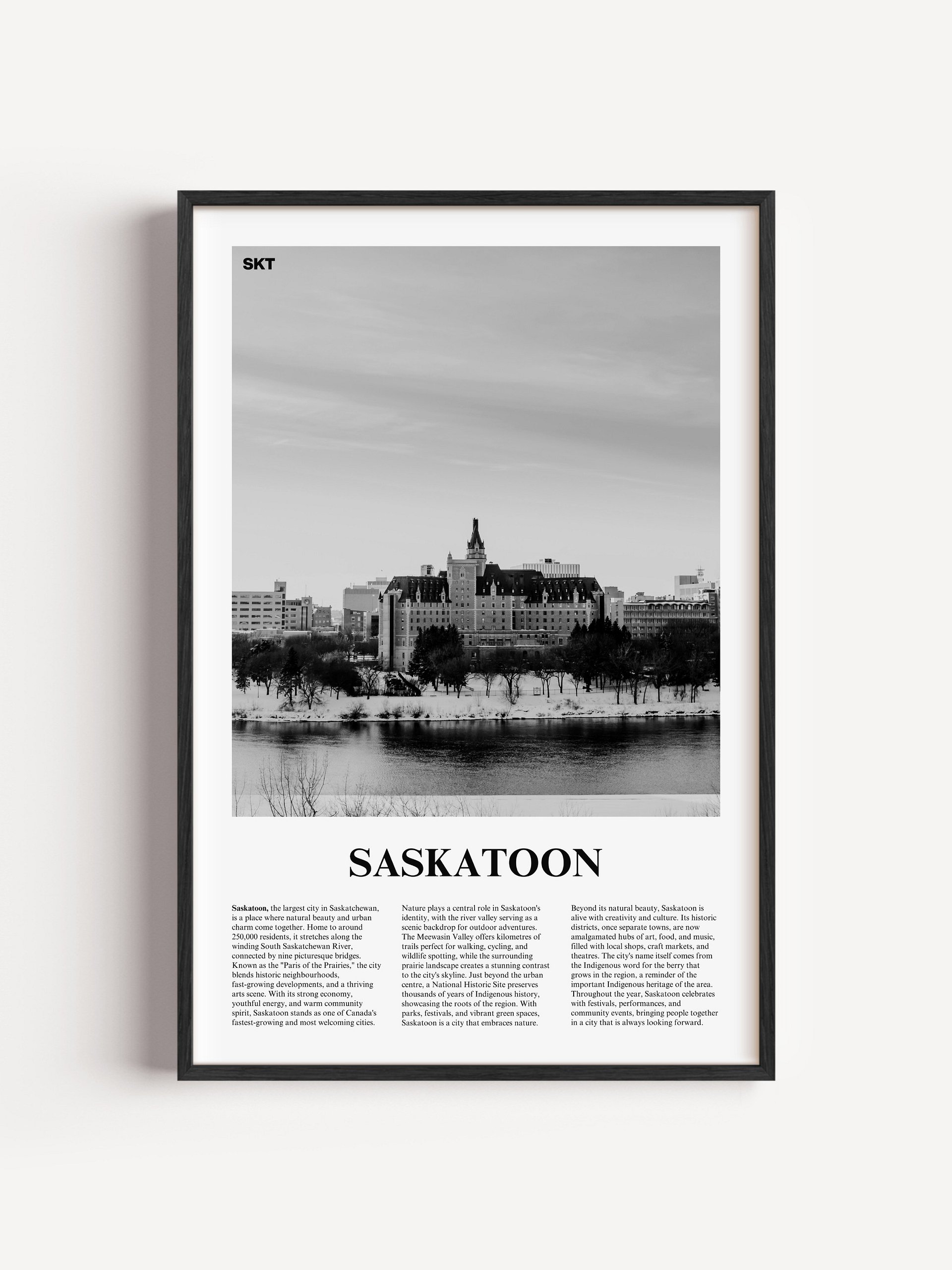 Saskatoon 01 Newspaper Poster product image (1)