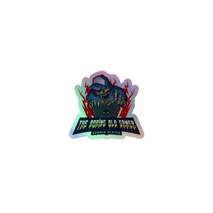 Zombie Slayer Holographic Sticker Sheet product image (1)