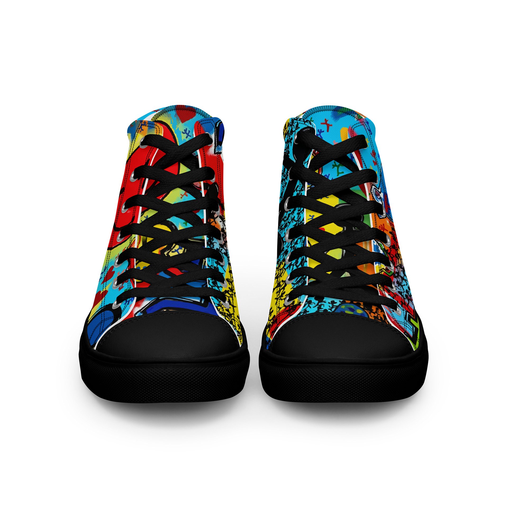 Tank the Skaterboy // Mens Graffiti High Tops product image (3)