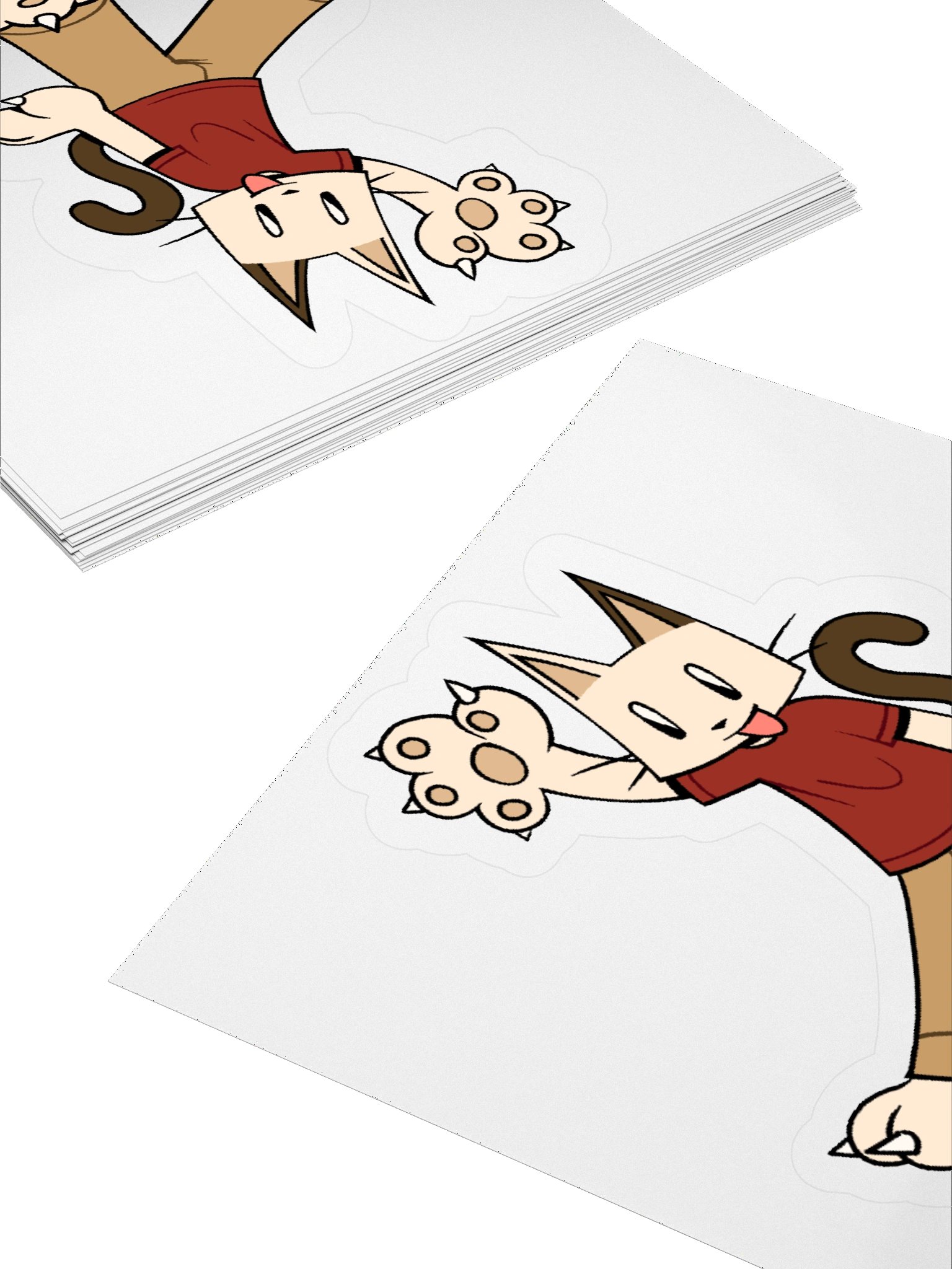 Katie waving sticker product image (4)