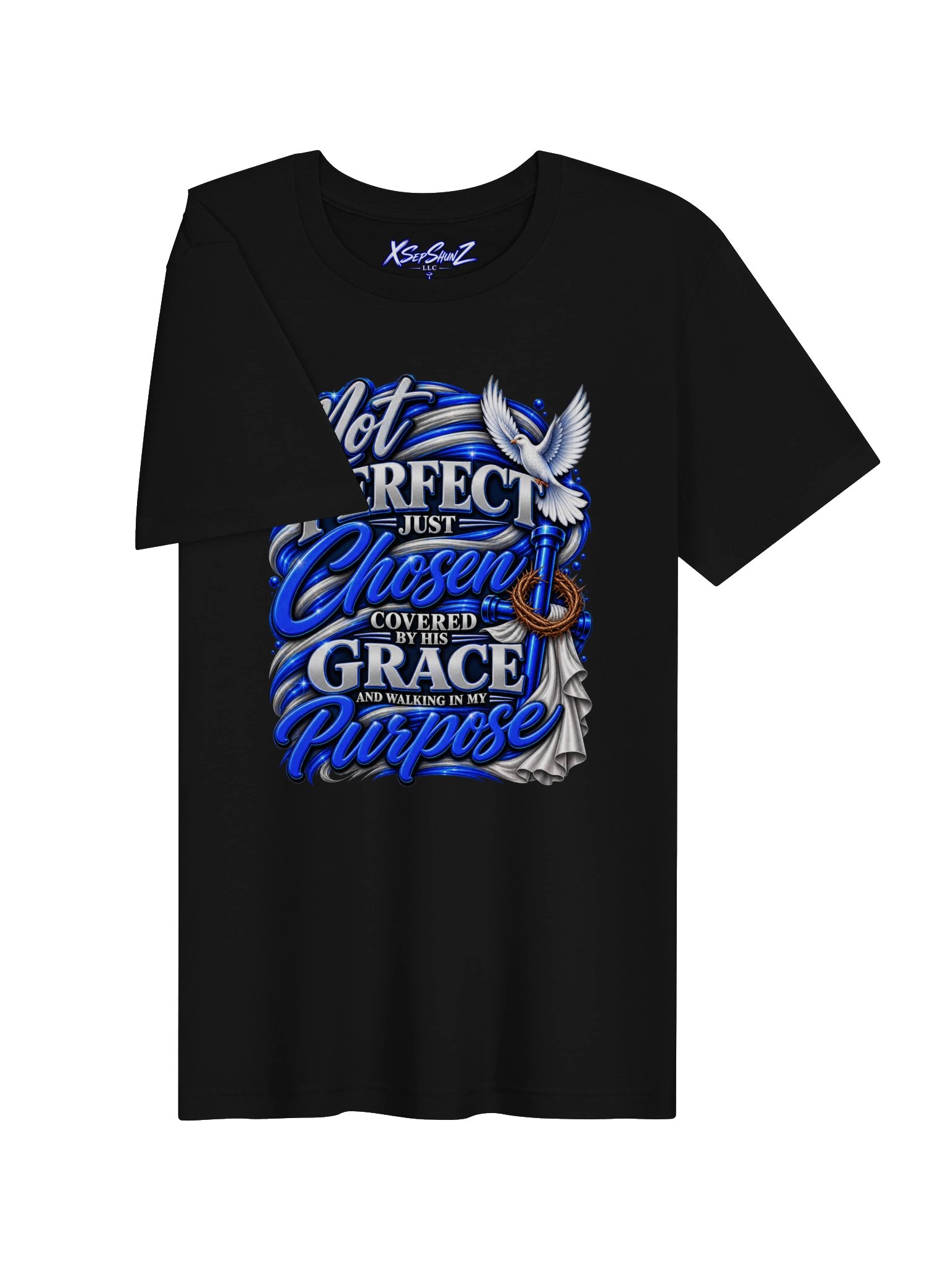 “Not Perfect, Just Chosen” — Women’s Faith Tee product image (3)