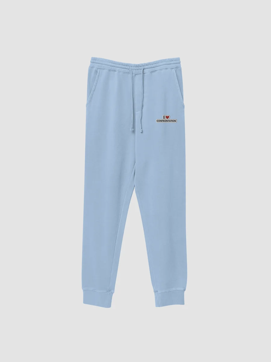 I <3 Confrontation embroidered pigment sweatpants (bubble design) product image (3)