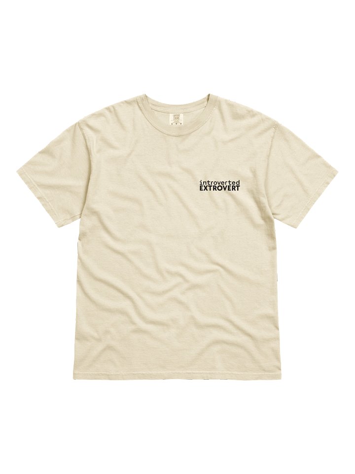 introverted extrovert - printed tee product image (11)