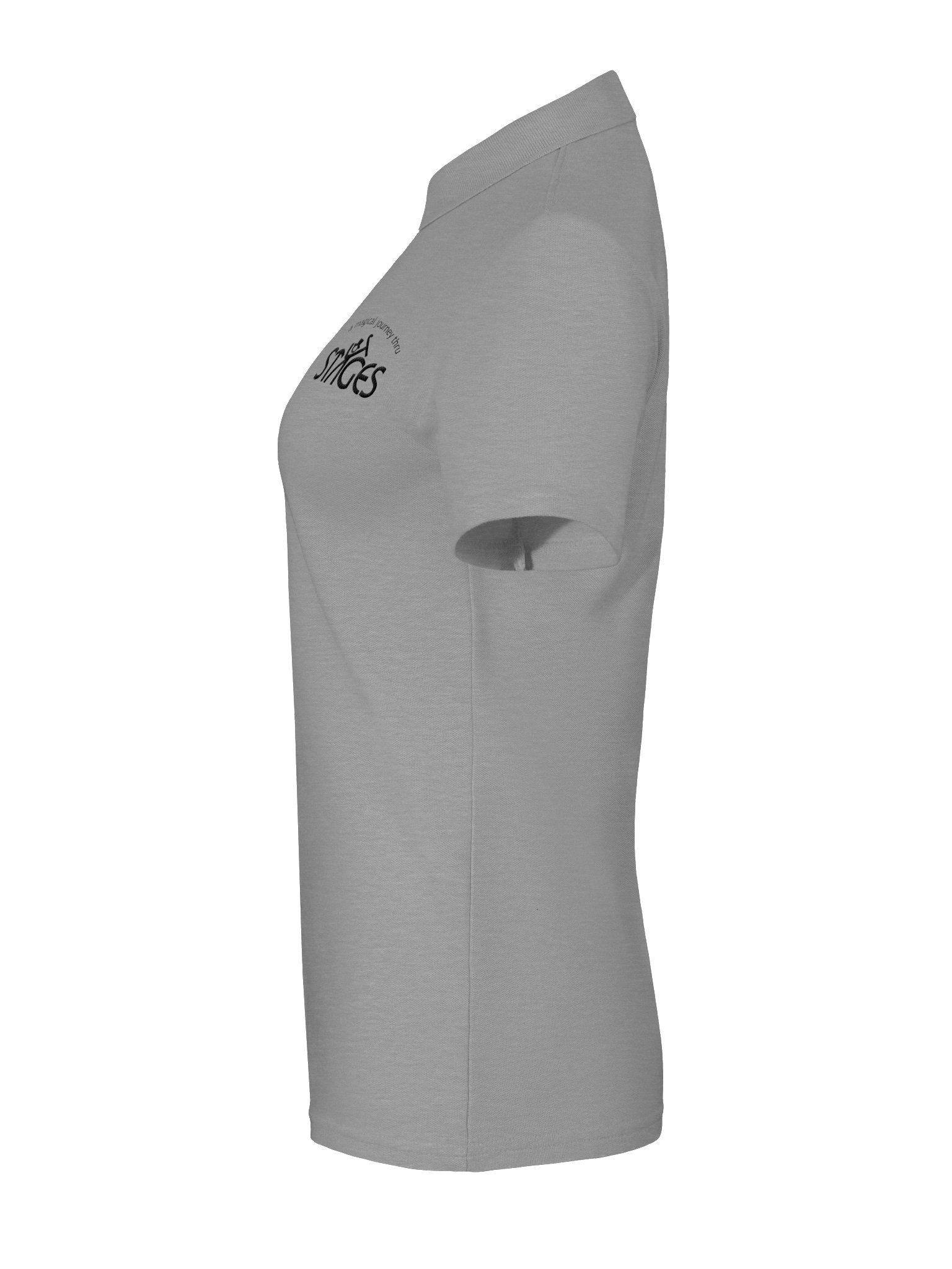 Feminine Polo - Light with Black Embroidered Stages Logo product image (11)