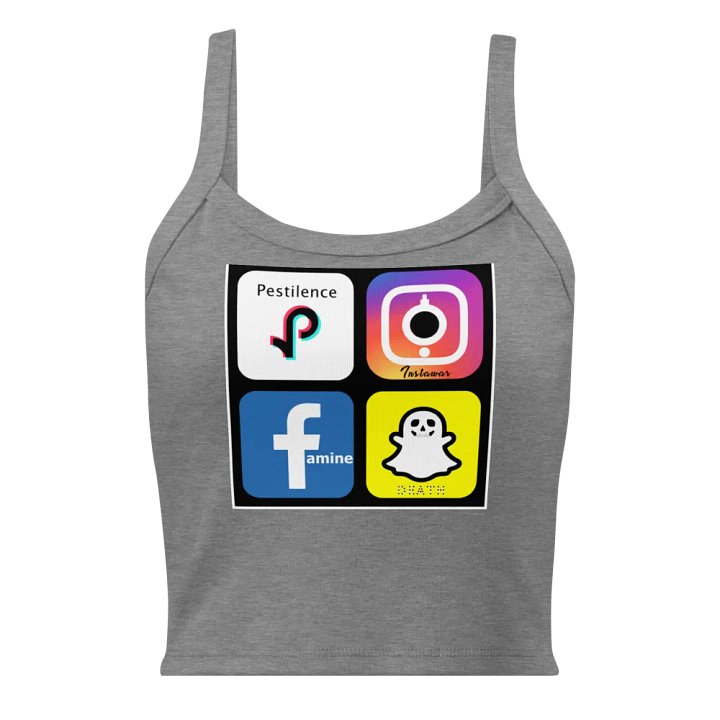 4 apps of the Apocalypse Crop Tank product image (1)