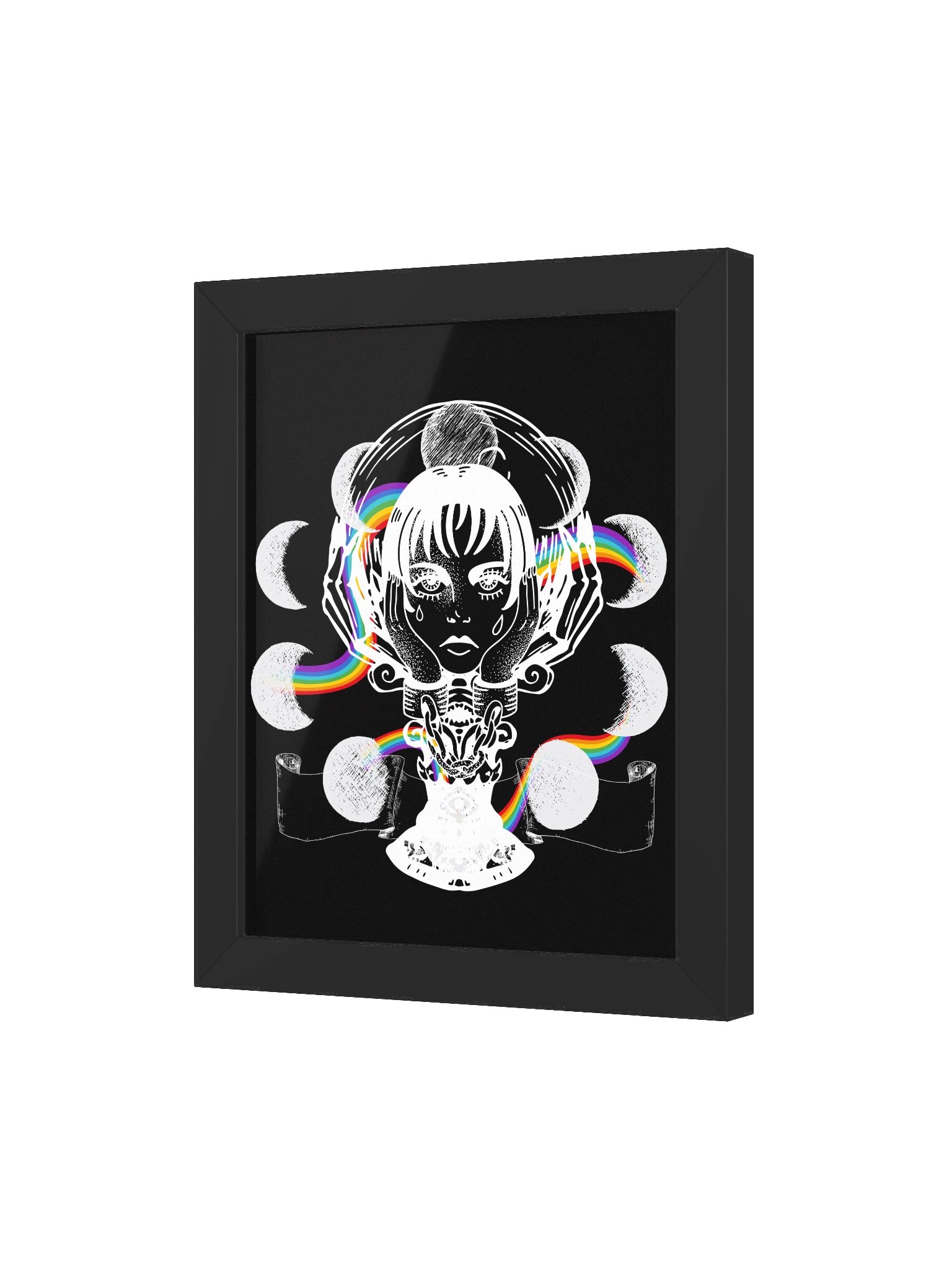 Celestial Tears Moon Phase Framed Poster product image (22)