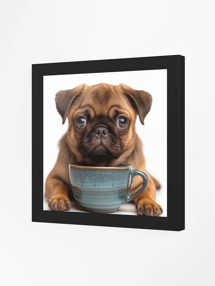 Coffee Lover Cute Pug Puppy Art product image (22)