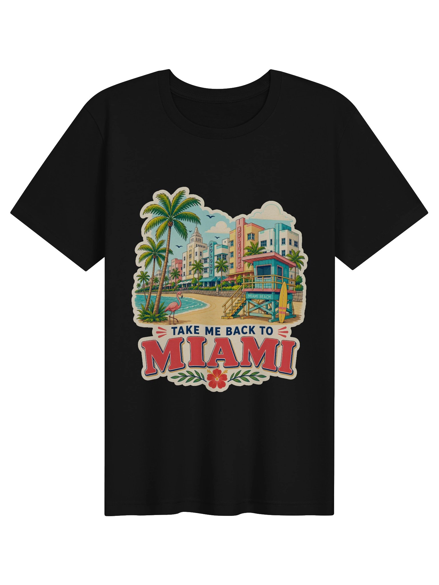 Take Me Back To Miami Tee product image (1)