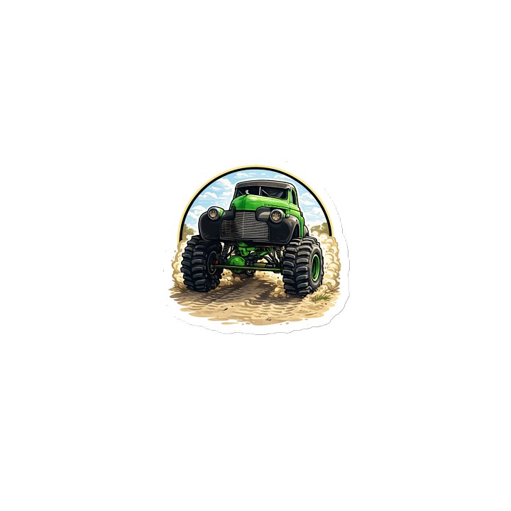 1940s Monster Truck Die-Cut Magnets product image (1)