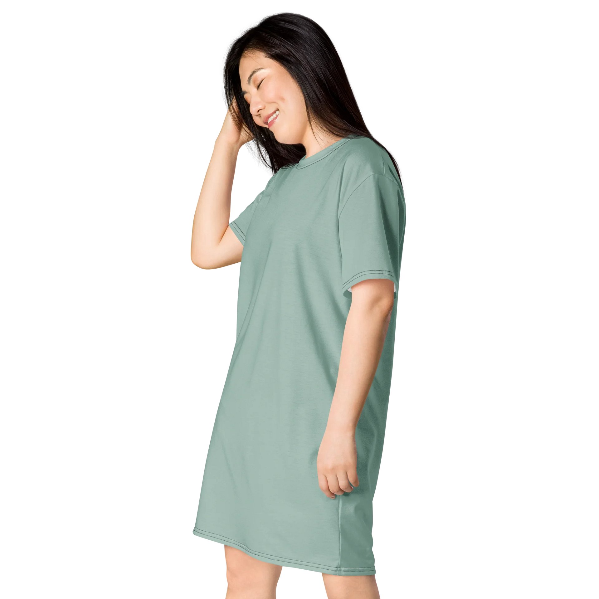 Oversized T-Shirt Dress - Shimmering Opal, Sizes 2XS-6XL product image (3)