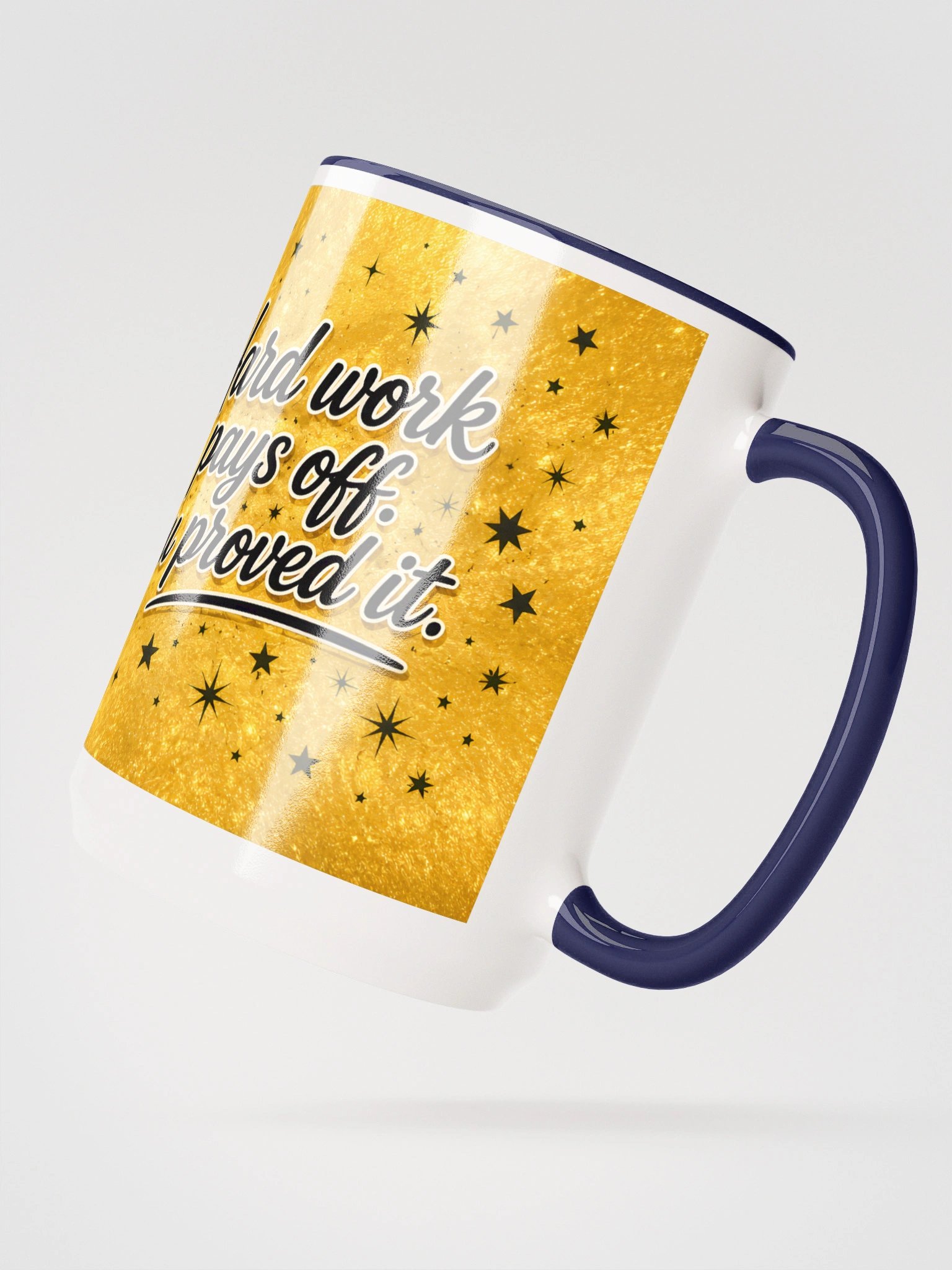 "The Tassel Was Worth the Hassle" Graduation Mug — Gold Wrap product image (3)