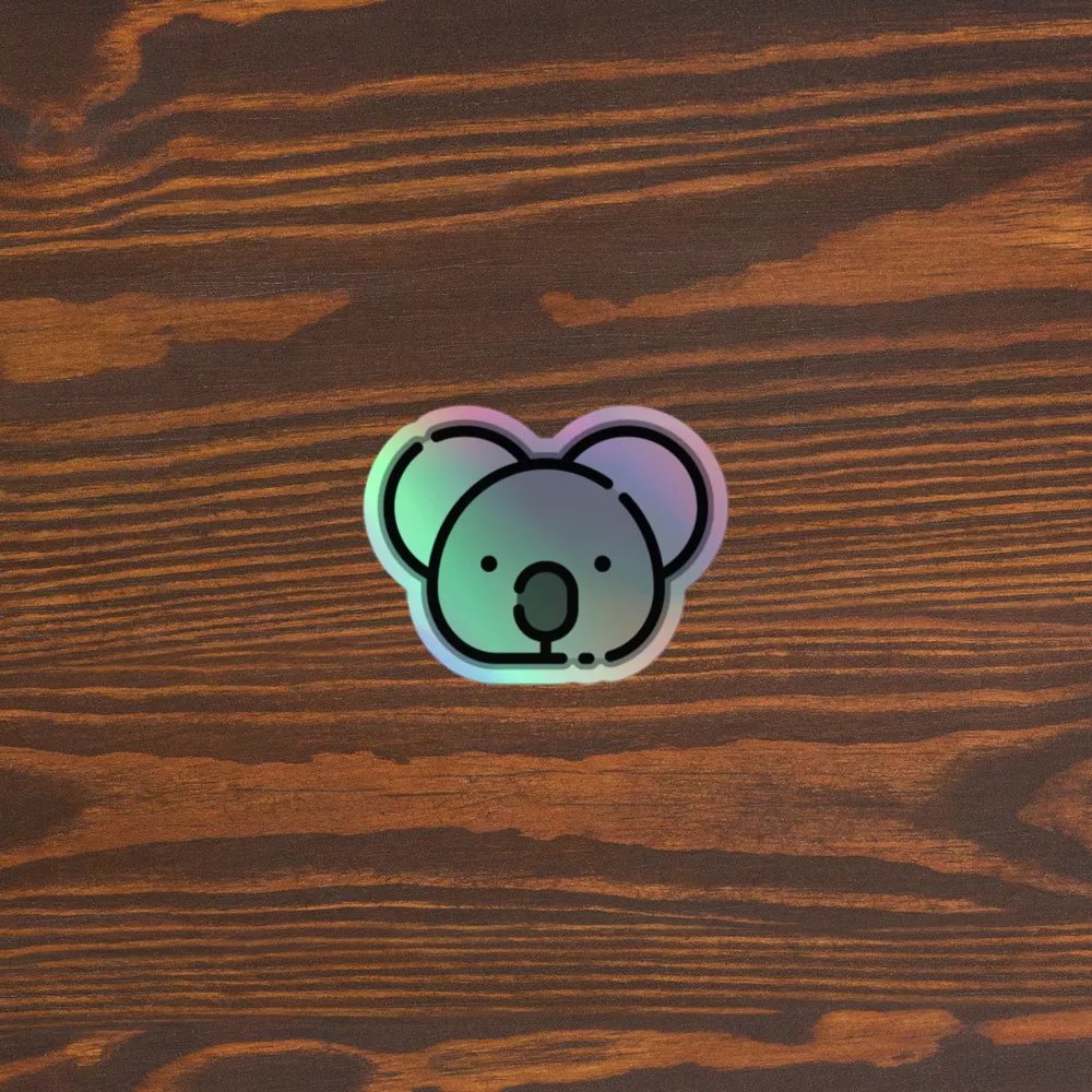 Koala Dream Holographic Sticker product image (3)